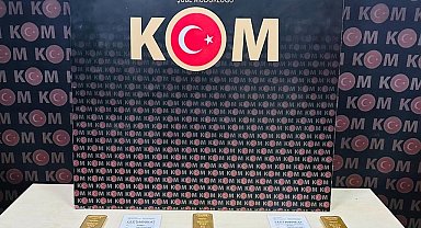Yasa dışı yollarla ülkeye getirilen külçe altın ele geçirildi
