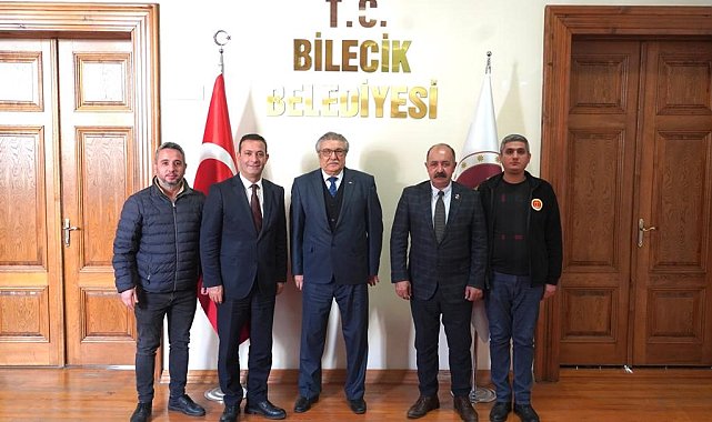 Yeni Başkan Kaya'ya hayırlı olsun ziyareti