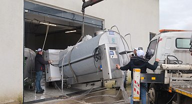 Yüzde 50 hibeli soğuk süt tankı