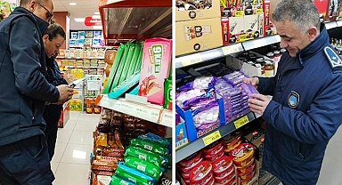 Zabıta ekiplerince marketler denetlendi