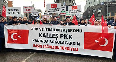 Zonguldak'ta şehitlere saygı yürüyüşü