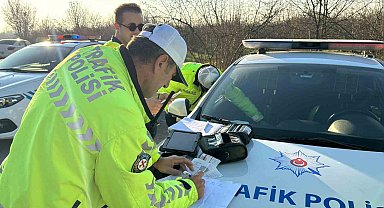 131 araç trafikten men edildi