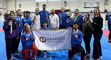 14 madalya ve 3 kupa ile şampiyon Anadolu Üniversitesi