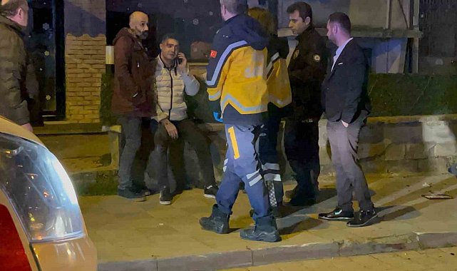 2 gencin yaralandığı kaza aksiyon kamerasında