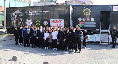 'Narko Tır' Sancaktepe'de öğrencileri bilgilendirdi