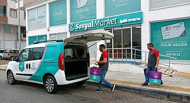 'Sosyal Market' Ordu'da ihtiyaç sahiplerinin yanında