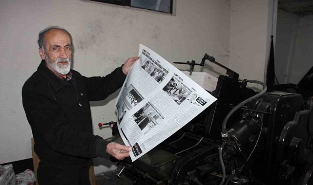 55 yıldır matbaacılık yapıyor, bir çırak bulduğu gün mesleği bırakacak