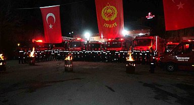 6 Şubat depreminde birçok insana umut olan Burdur İtfaiyesi deprem şehitlerini unutmadı