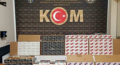 80 bin adet sahte bandrollü boş makaron ele geçirildi
