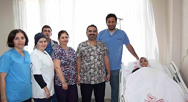84 yaşındaki hasta safra yolundaki taş ve çamurdan ameliyat olmadan kurtuldu