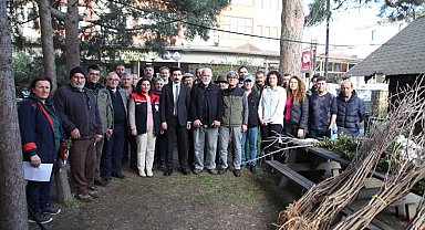 Adalarda üreticilere fidan desteği