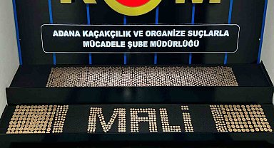 Adana'da bin 893 adet sahte altın ele geçirildi