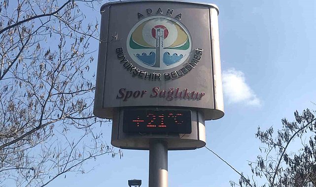 Adana'da kışın ortasında bahar havası