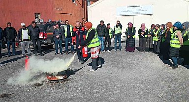 AFAD tarafından yangın eğitimi verdi
