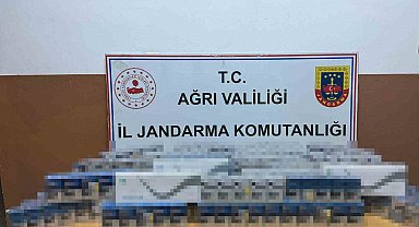 Ağrı'da kaçak sigara operasyonu