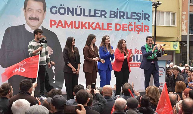 Ailesi Başkan Adayı Ertemur'u Pamukkale'ye emanet etti