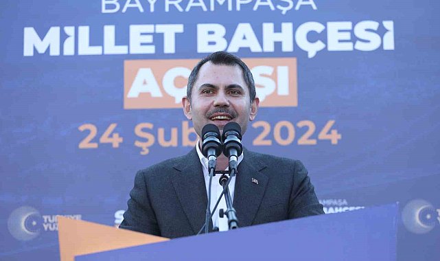 AK Parti İBB Başkan Adayı Kurum: "Bu Millet Bahçesi'nin ismi Necmettin Erbakan Millet Bahçesi olmuştur"