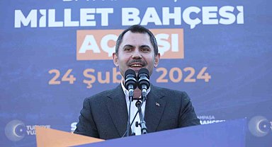 AK Parti İBB Başkan Adayı Kurum: "Bu Millet Bahçesi'nin ismi Necmettin Erbakan Millet Bahçesi olmuştur"
