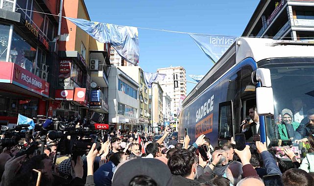 AK Parti İBB Başkan Adayı Kurum, Sancaktepe'de vatandaşlara seslendi
