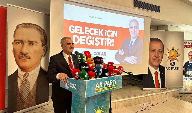 AK Parti Nilüfer Belediye Başkan adayı Celil Çolak: "Yüzde 62 ile kazanacağız"