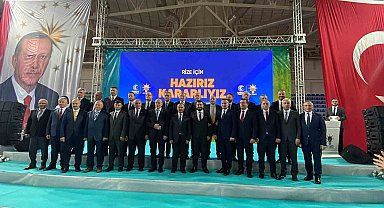 AK Parti Rize ilçe ve belde belediye başkan adayları tanıtıldı