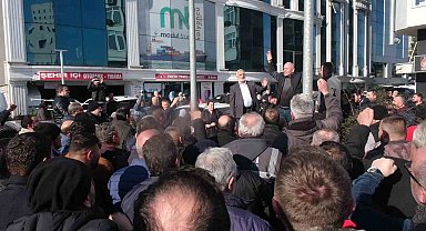 AK Parti Tekkeköy İlçe Teşkilatı ve muhtarlardan 'aday' protestosu
