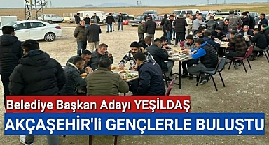 Akçaşehirli Gençlerden Başkan Adayı Yeşildaş'a Yoğun İlgi