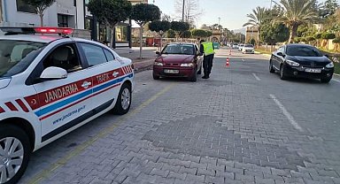 Alanya'da 526 araç ve sürücüye 1,5 milyon lira para cezası