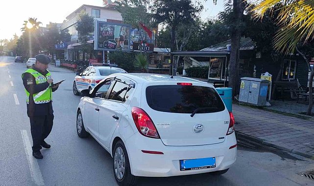 Alanya'dan 49 araç sürücüsüne 166 bin 222 lira para cezası