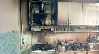 Alaplı'da mutfak yangını korkuttu