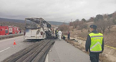 Alev alev yanan otobüste hayatını kaybedenlerin kimlikleri belli oldu