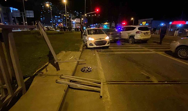 Alkollü halde kaza yapan kurum müdürü, kavgada silahını gösterdiği iddiasıyla adliyeye sevk edildi