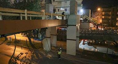 Antalya'da üst geçitler bakımdan geçiyor