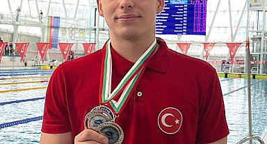 Antalyasporlu Poyraz'dan, Burgaz'da 2 gümüş madalya