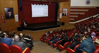 Atatürk üniversitesi mensuplarına bağımlılıkla mücadele konusu anlatıldı