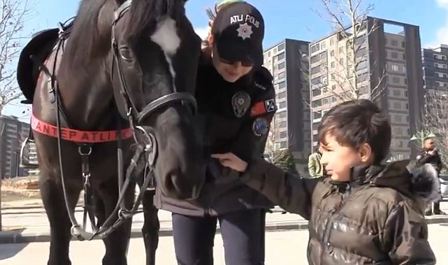 Atlı polisler Gaziantep'te göreve başladı