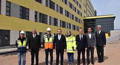 Aydın Şehir Hastanesi'nde inşaat çalışmaları sürüyor