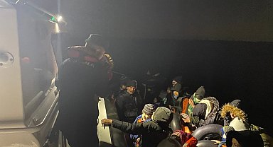 Aydın'da 52 düzensiz göçmen kurtarıldı
