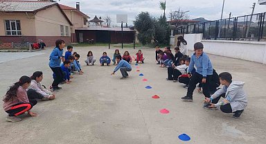 Aydın'da minikler, sporu yaşam tarzı haline getiriyor