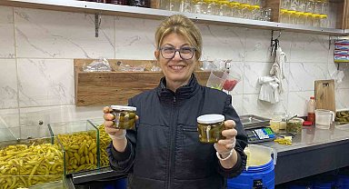 Aydınlılar peynir dolgulu turşuya ilgi gösteriyor