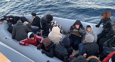 Ayvacık açıklarında 70 kaçak göçmen kurtarıldı
