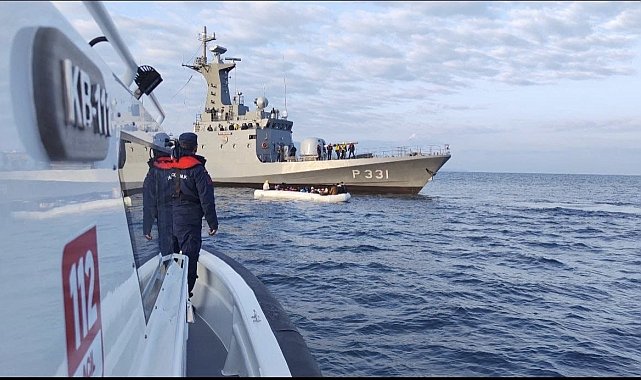 Ayvacık açıklarında 71'i çocuk 167 kaçak göçmen yakalandı