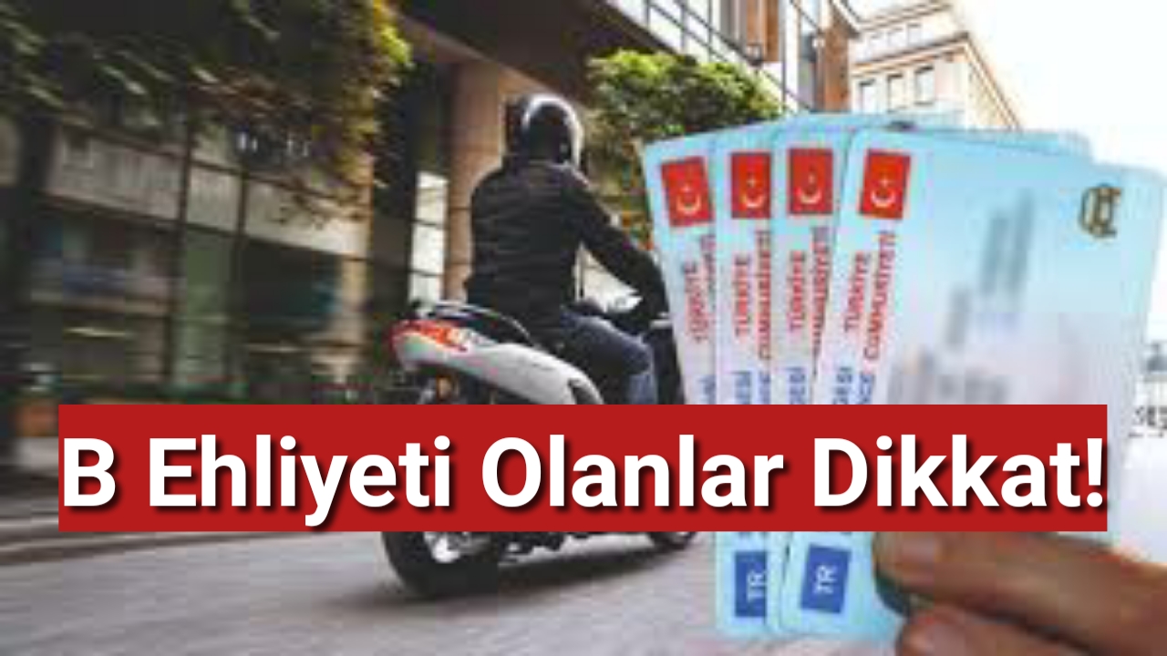 B ehliyeti olanlar dikkat! Artık 125 cc motosiklet kullanabileceksiniz!