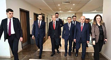 Bağcılar'da "İzler Silinmeden" sergisinin açılışı KKTC Cumhurbaşkanı Tatar'ın katılımıyla yapıldı