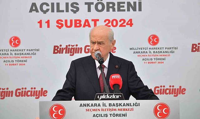 Bahçeli: "Hem DEM'lenen CHP'de bulunup hem Ülkücülük iddiasını dillendirmek şiddetli bir çelişkidir"