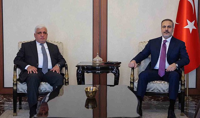 Bakan Fidan, Haşdi Şabi Heyeti Başkanı Feyyad ile görüştü