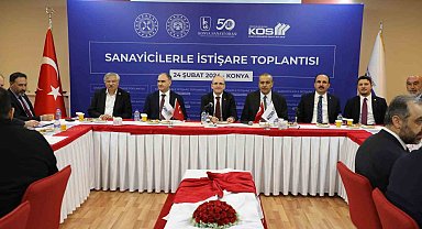 Bakan Şimşek, Konya OSB'de sanayicilerle buluştu