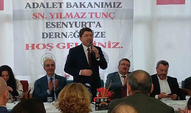 Bakan Tunç: "Esenyurt'ta, tüm adliyeleri tek çatı altında toplayabilecek arsamızı tahsis ettirdik"