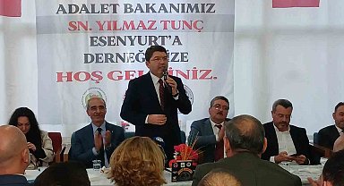 Bakan Tunç: "Esenyurt'ta, tüm adliyeleri tek çatı altında toplayabilecek arsamızı tahsis ettirdik"