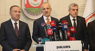 Bakan Uraloğlu Şanlıurfa'ya müjdeleri sıraladı